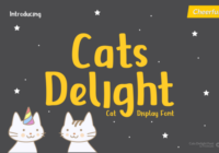 Cats Delight Font - Featured Image