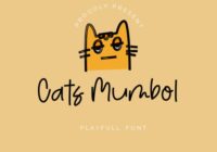 Cats Mumbol Font - Featured Image