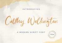 Catthy Wellingten Font - Featured Image