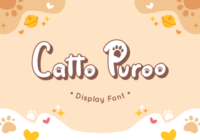 Catto Puroo Font - Featured Image
