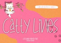CattyLines Font - Featured Image