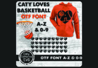 Caty Loves Basketball Font - Featured Image