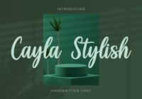 Cayla Stylish Font - Featured Image