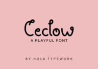 Ceclow Font - Featured Image