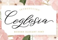 Ceglosia Font - Featured Image
