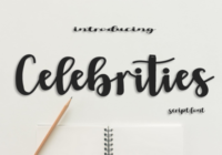 Celebrities Font - Featured Image