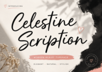 Celestine Scription Font - Featured Image