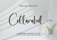 Cellarabel Font - Featured Image