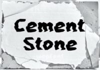 Cement Stone Font - Featured Image