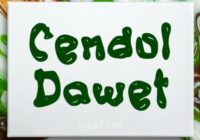 Cendol Dawet Font - Featured Image
