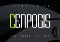 Cenpogis Font - Featured Image