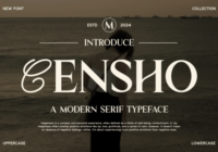 Censho Font - Featured Image