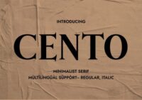 Cento Font - Featured Image