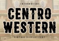 Centro Western Font - Featured Image