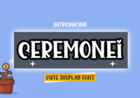 Ceremonei Font - Featured Image