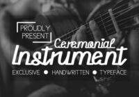 Ceremonial Instrument Font - Featured Image