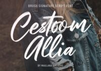 Cestoom Allia Font - Featured Image