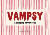 Cf Vampsy Font - Featured Image