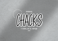 Chacks Font - Featured Image