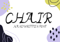 Chair Font - Featured Image