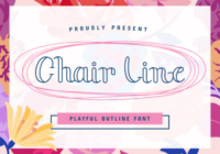 Chair Line Font - Featured Image