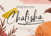 Chalisha Script Font - Featured Image