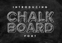 Chalk Board Font - Featured Image
