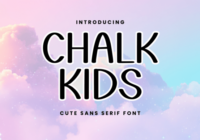 Chalk Kids Font - Featured Image