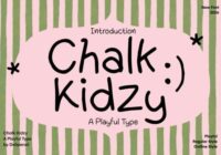 Chalk Kidzy Font - Featured Image