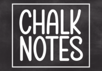 Chalk Notes Font - Featured Image