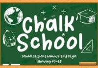 Chalk School Font - Featured Image