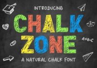 Chalk Zone Font - Featured Image