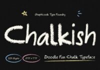 Chalkish Font - Featured Image