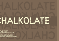Chalkolate Font - Featured Image