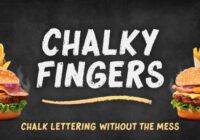 Chalky Fingers Font - Featured Image