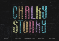 Chalky Stonky Font - Featured Image