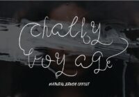Chalky Voyage Font - Featured Image