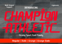 Champion Athletic Font - Featured Image