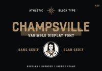 Champsville Font - Featured Image