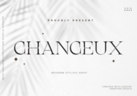 Chanceux Modern Stylish Font - Featured Image
