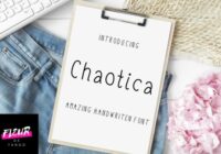 Chaotica Font - Featured Image
