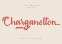 Charganolton Font - Featured Image