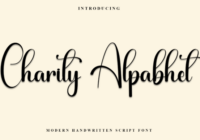 Charity Alpabhet Font - Featured Image