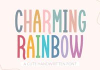Charming Rainbow Font - Featured Image