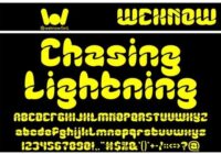 Chasing Lightning Font - Featured Image