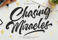 Chasing Miracles Font - Featured Image