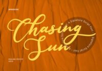 Chasing Sun Font - Featured Image