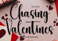 Chasing Valentines Font - Featured Image