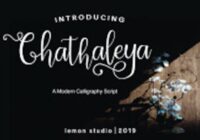 Chathaleya Font - Featured Image