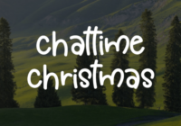 Chattime Christmas Font - Featured Image